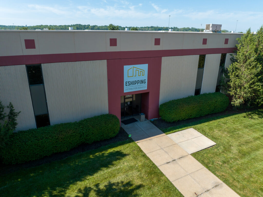KCK warehouse 7 aerial shot KCK warehouse 7 aerial shot