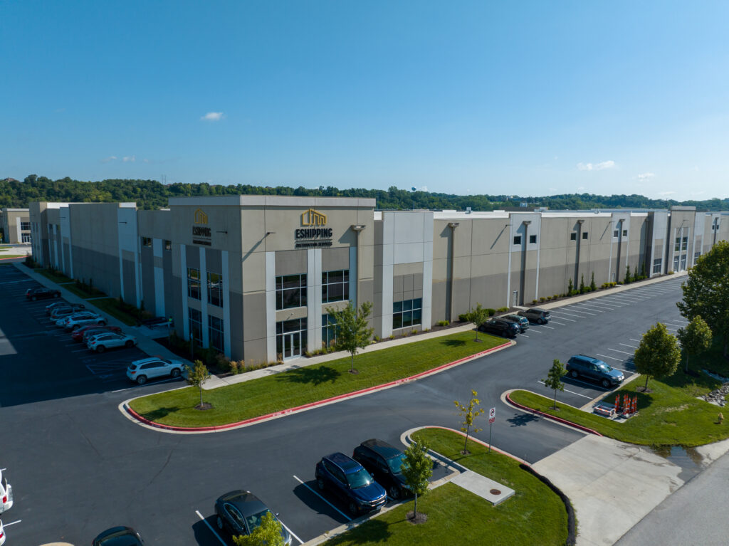 eShipping-KCK-Warehouse aerial shot of KCK warehouse